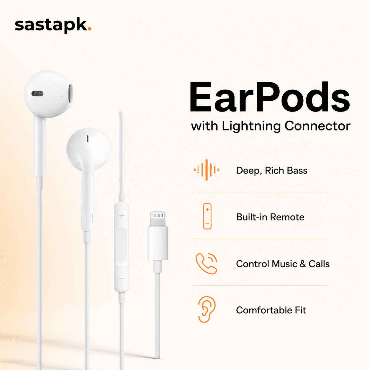 Apple EarPods β Lightning Connector (Handsfree) β image 1