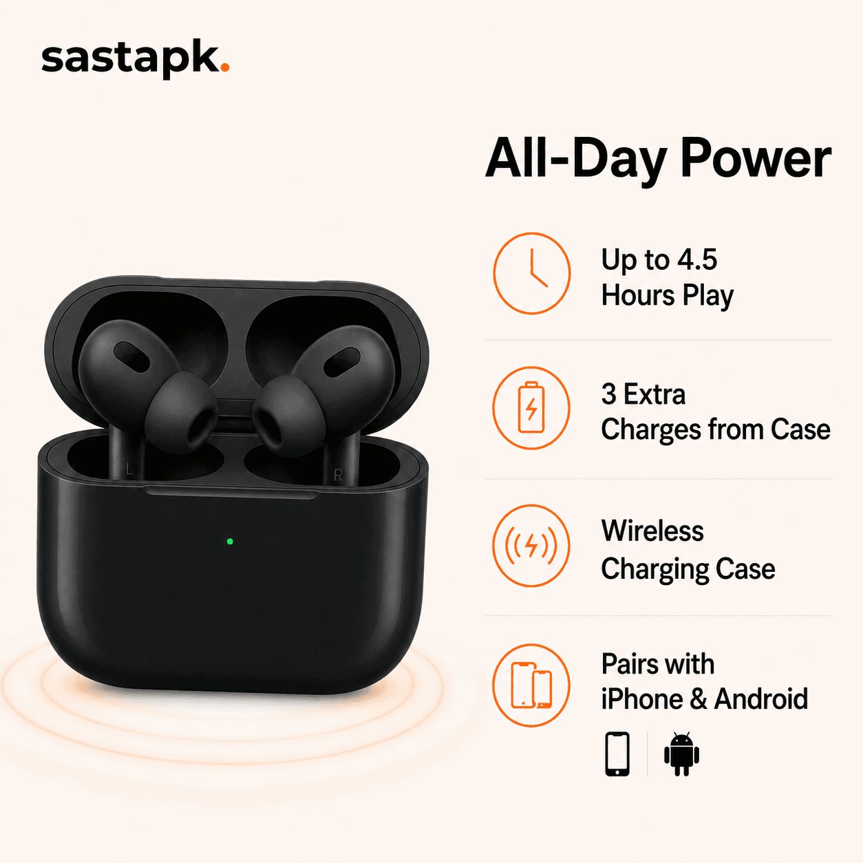 AirPods Pro 2 Black — Master Copy — image 4